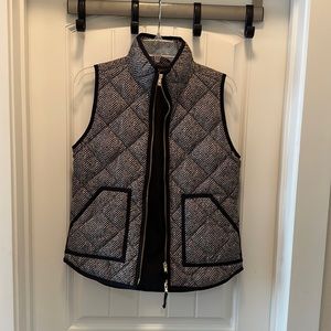 J crew herringbone vest